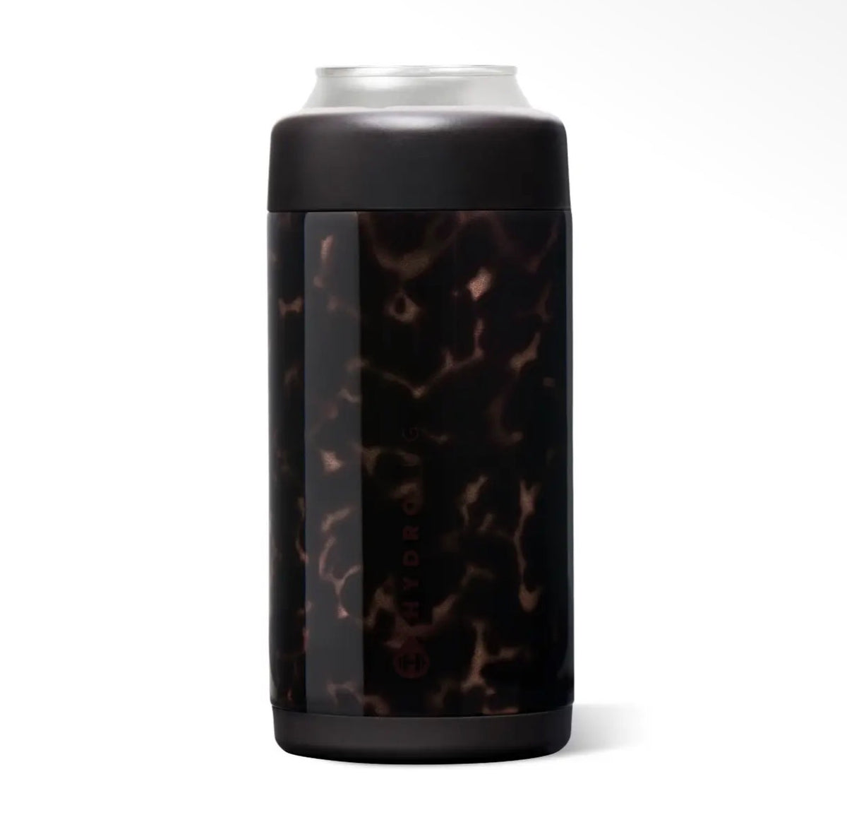Mocha Tortoise HydroJug 12 oz Slim Can Cooler