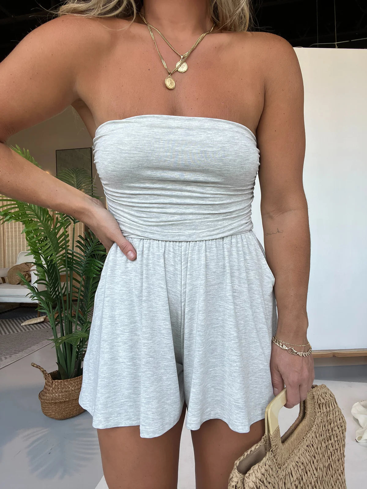 Carlie Throw & Go Romper