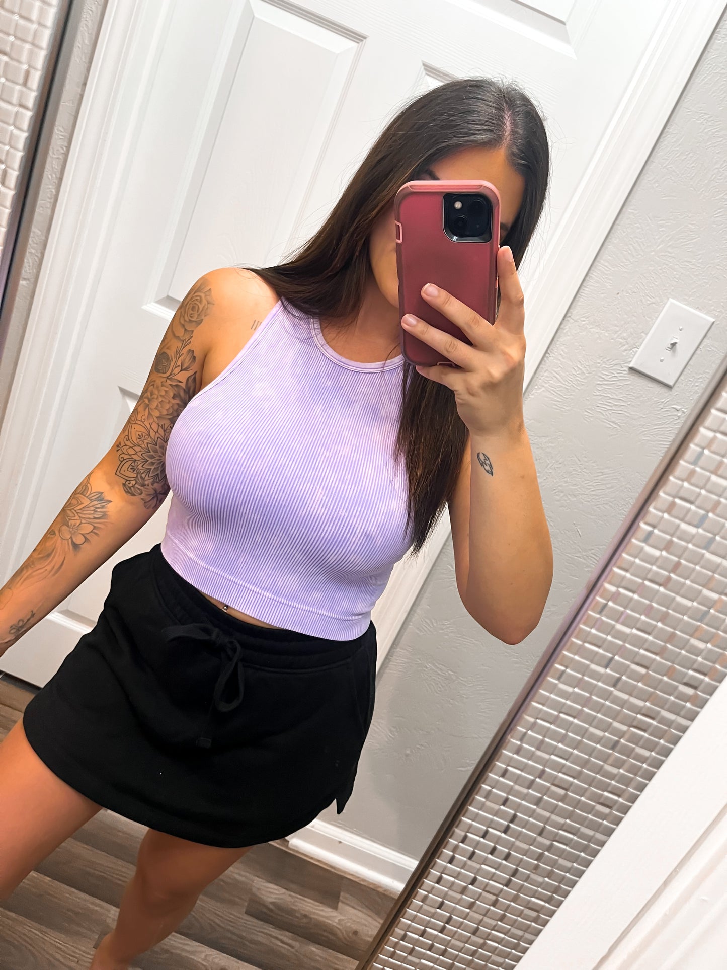 Lets Go Cropped Tank- 8 COLORS!