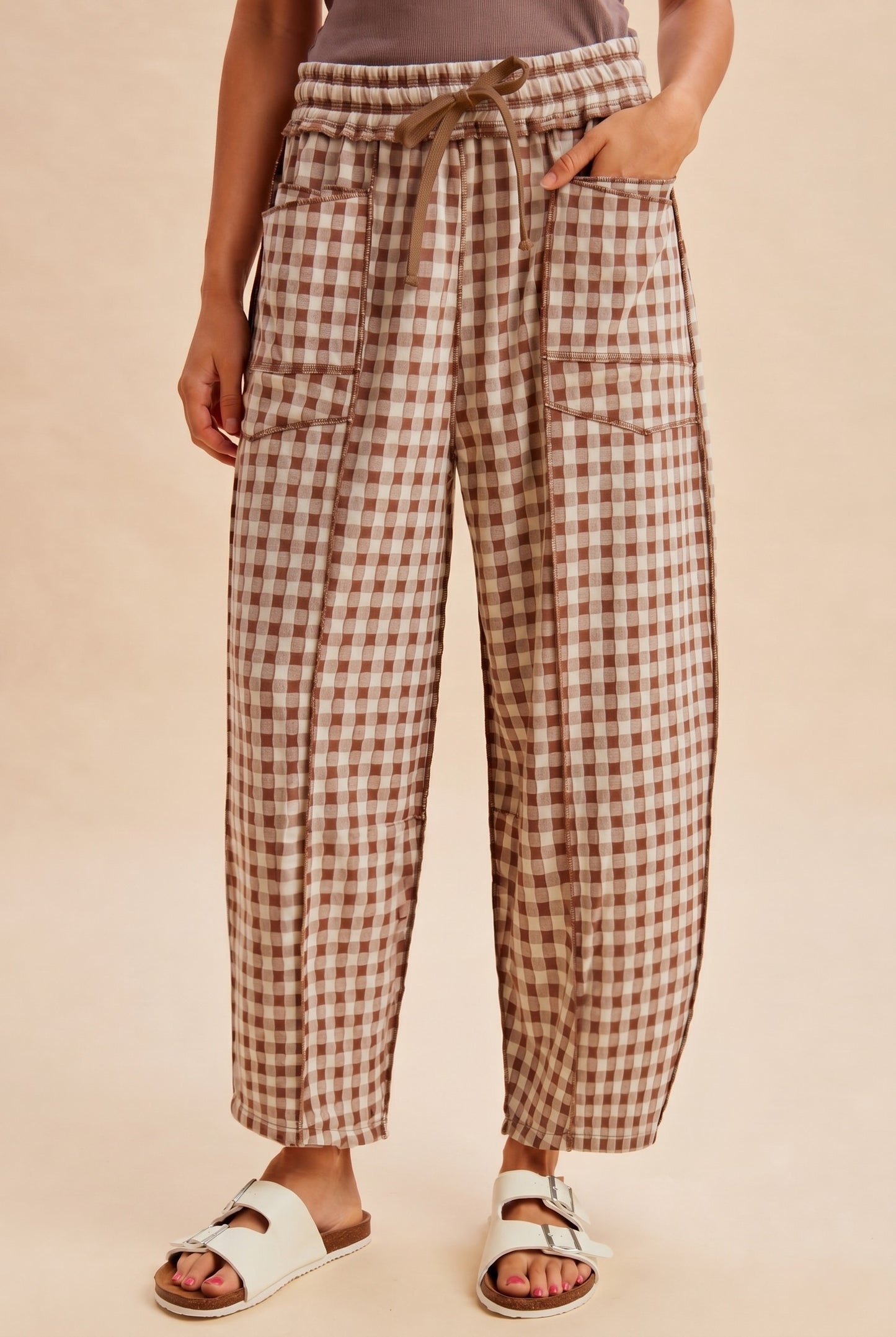 Cinnamon Sugar Checkered Pants