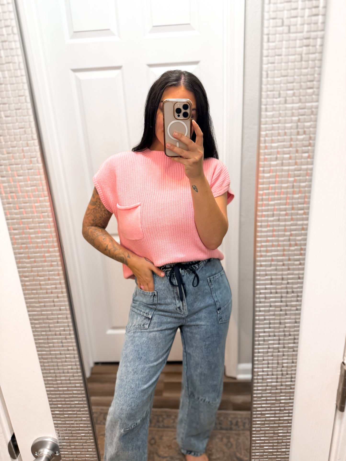 Spring Basic Top- Pink