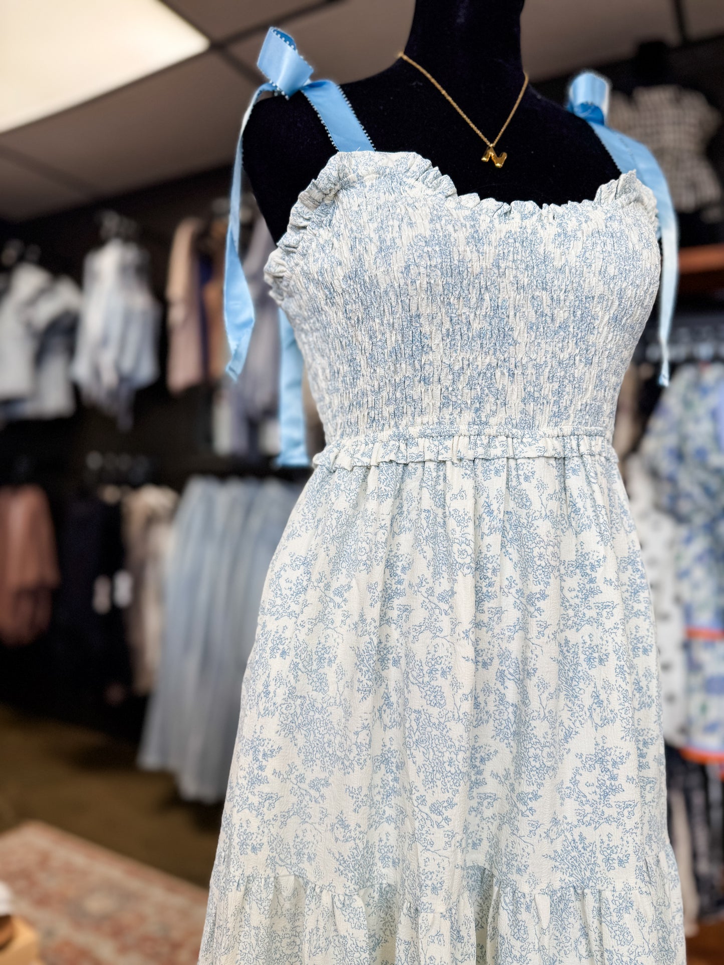 Love Me In Blue Dress