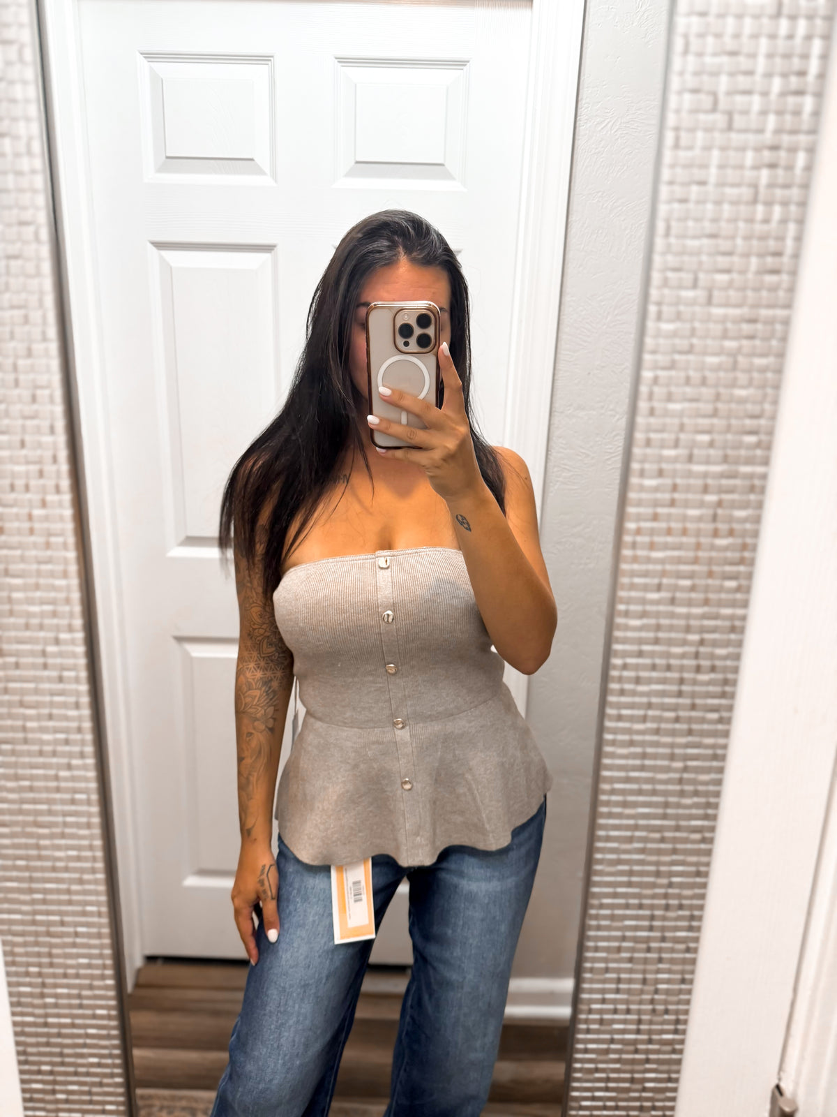 Set The Mood Peplum Top