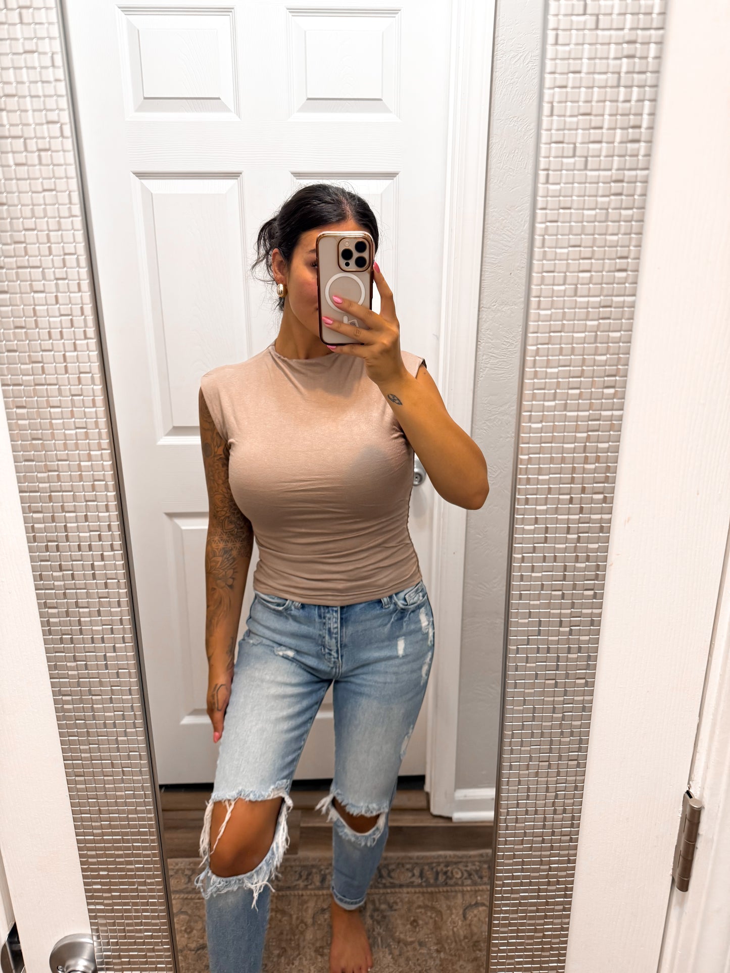 The Shelby Top- Mocha