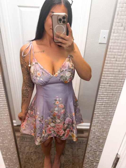 Time For Tea Floral Dress