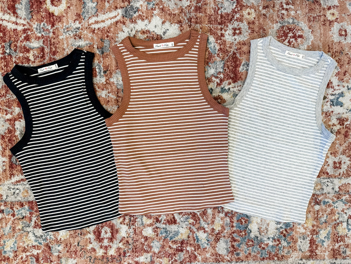 Ribbed Tank Top - 3 Colors | Soft & Stylish Basic Top