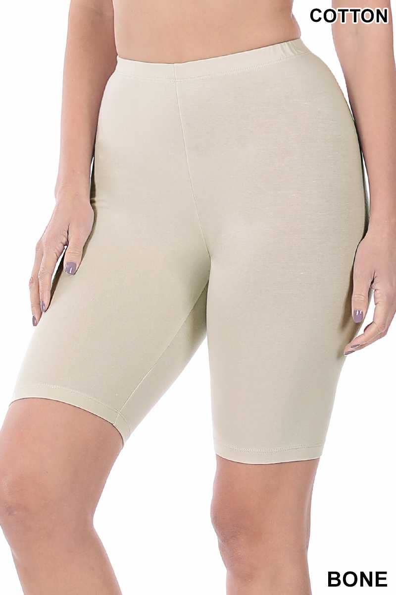 Deep Coral Biker Shorts