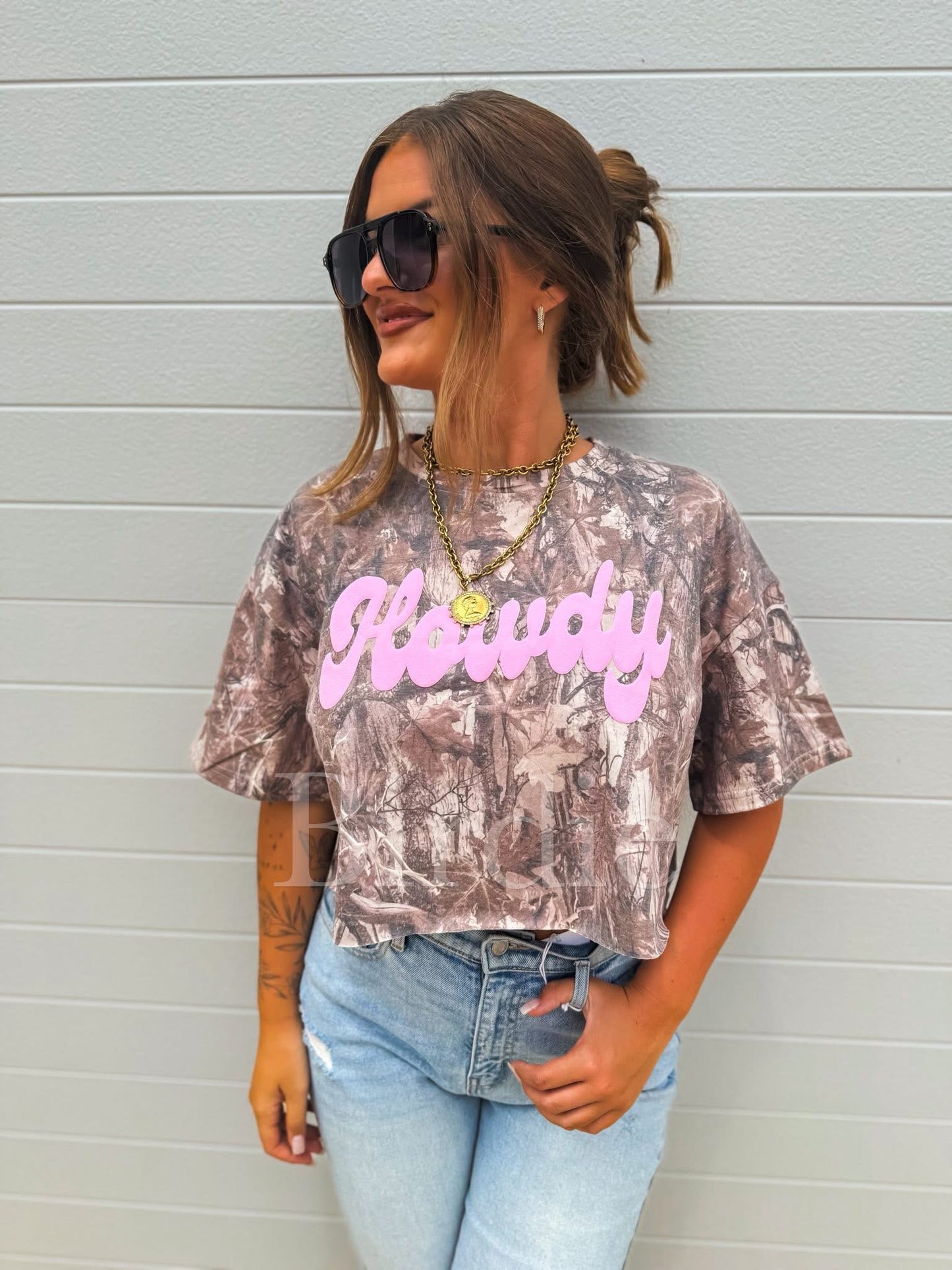 Howdy Cropped Tee