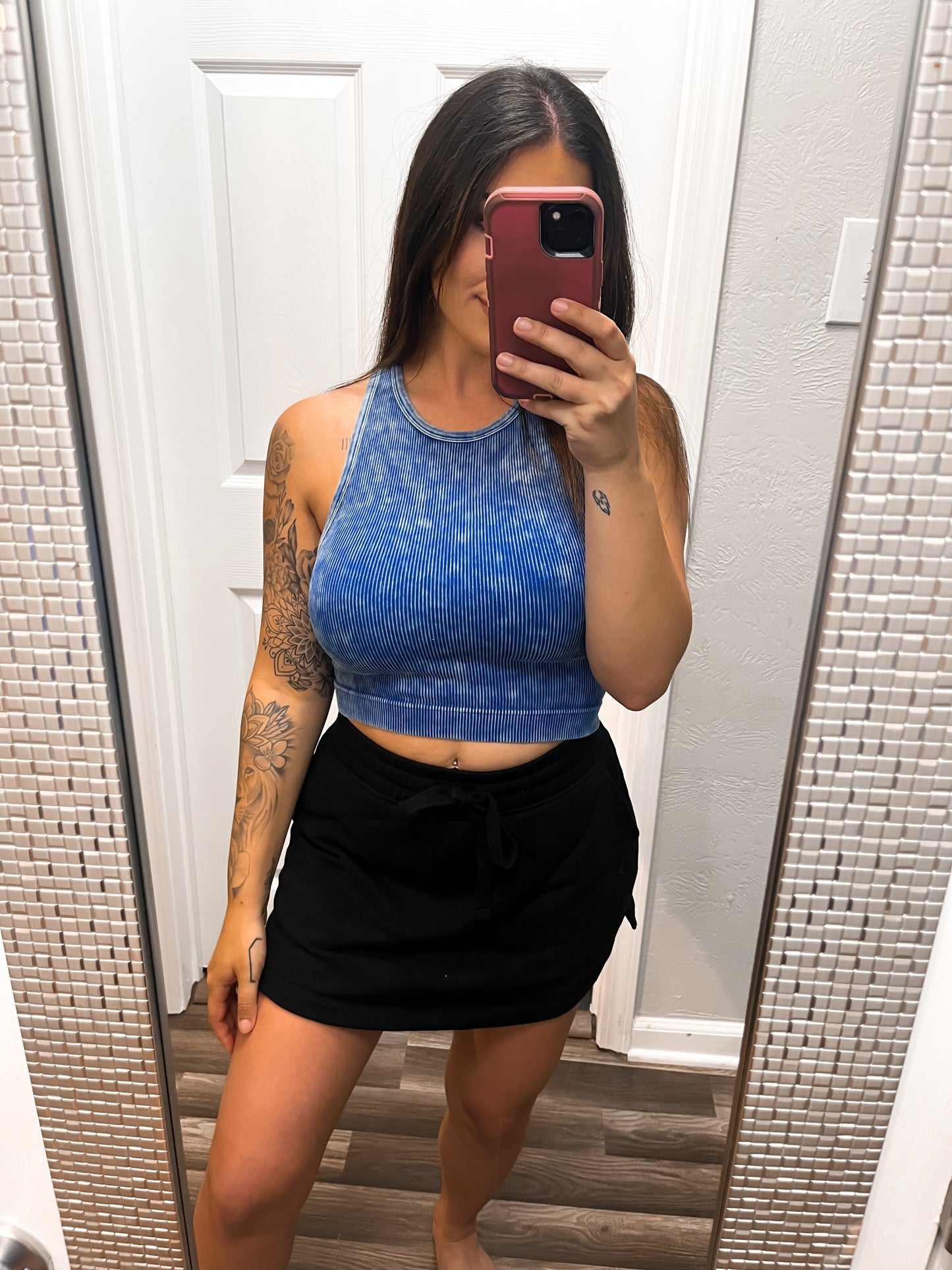 Lets Go Cropped Tank- 8 COLORS!