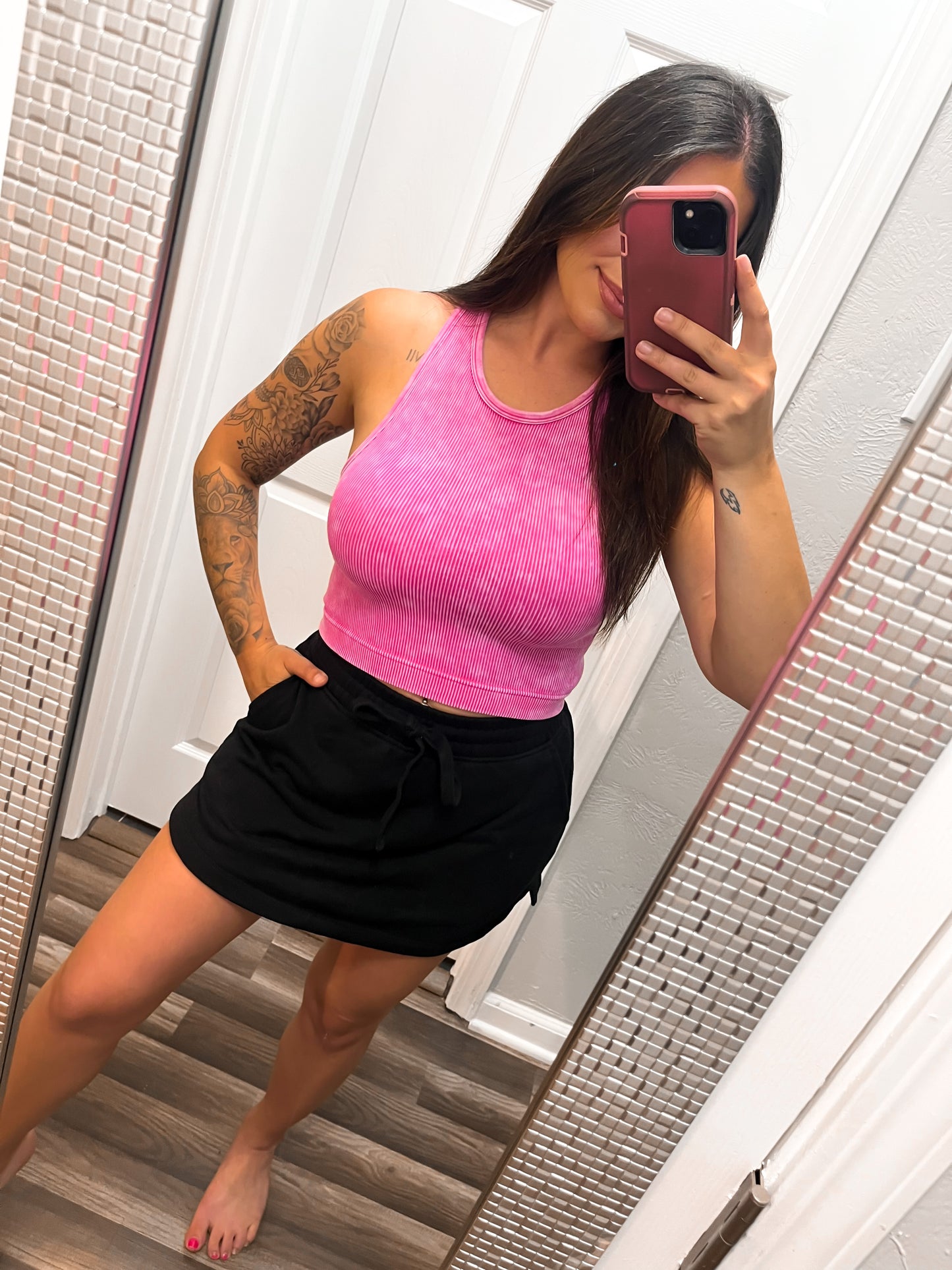 Lets Go Cropped Tank- 8 COLORS!