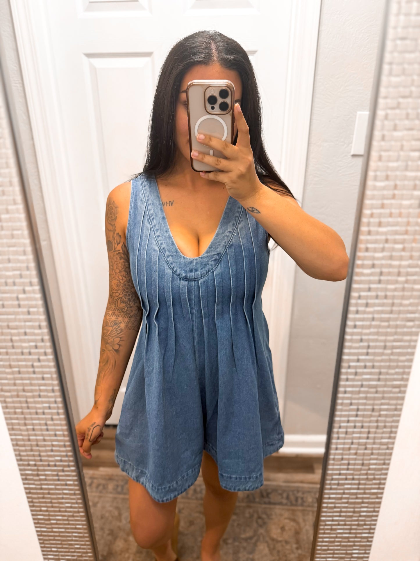 Better in Blue Jeans Romper
