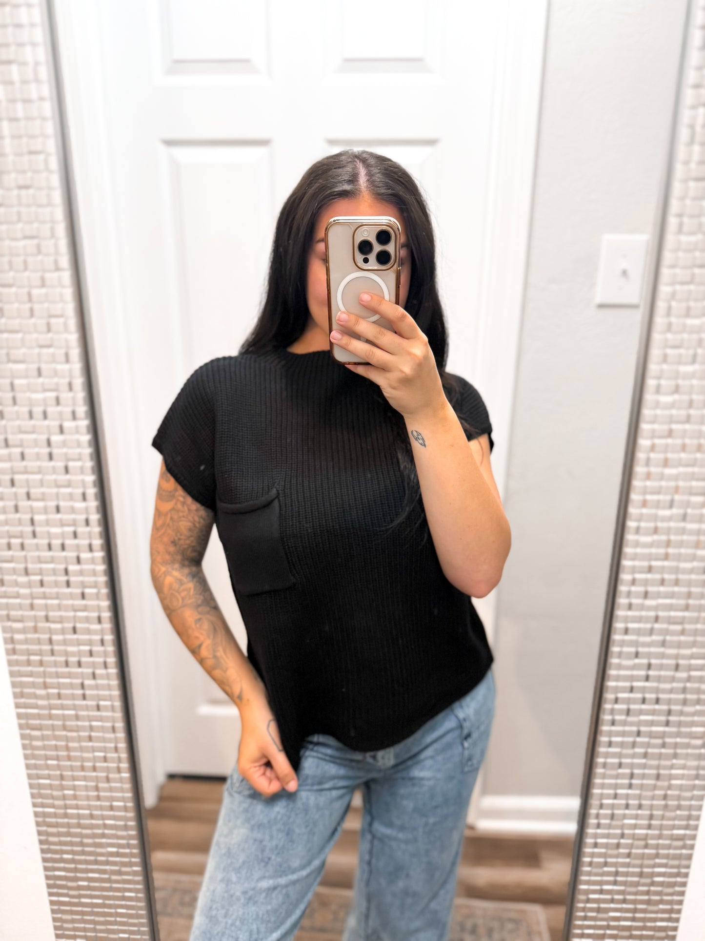 Spring Basic Top- Black