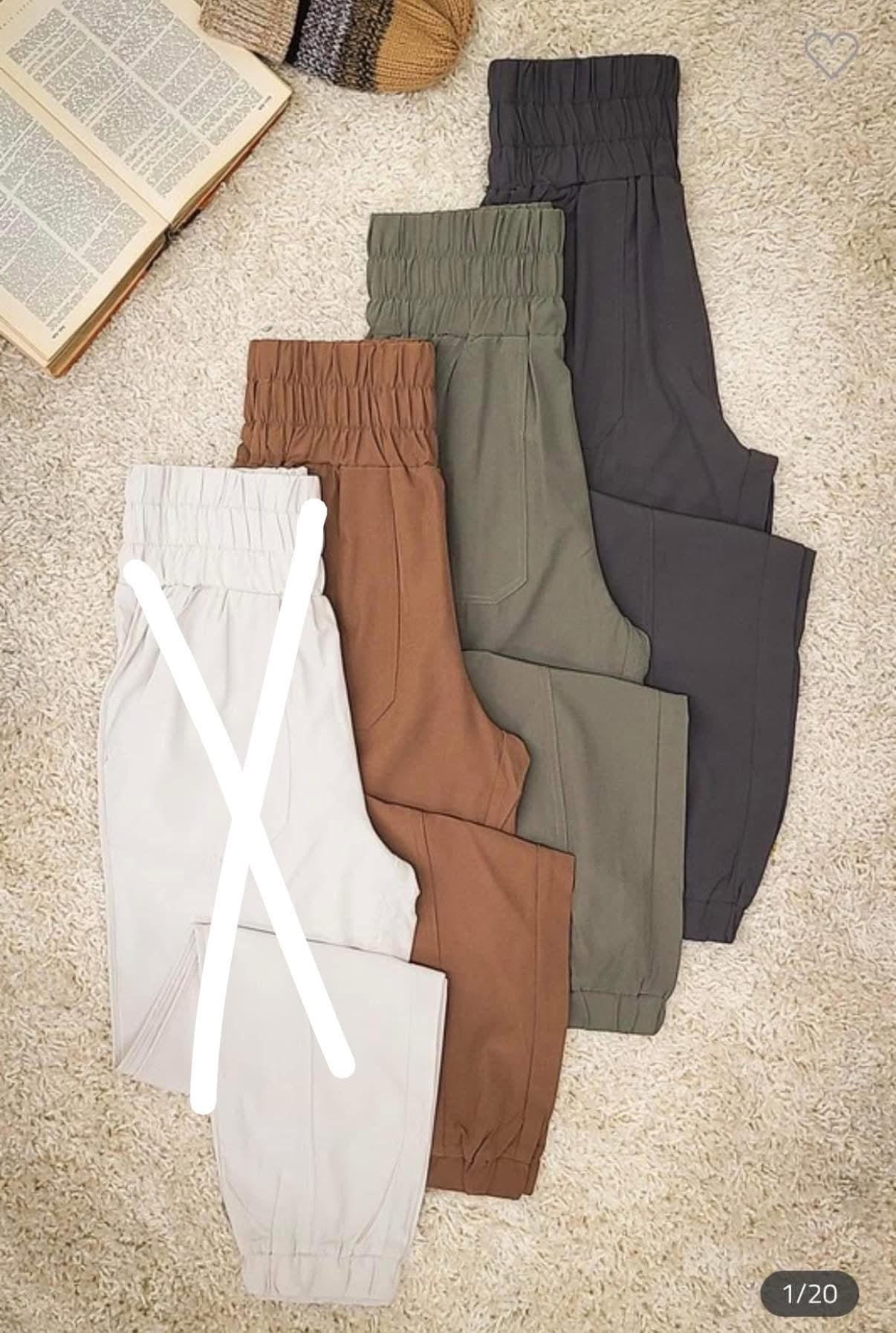 Cassie Joggers - High Waist Athletic Pants - 4 Colors