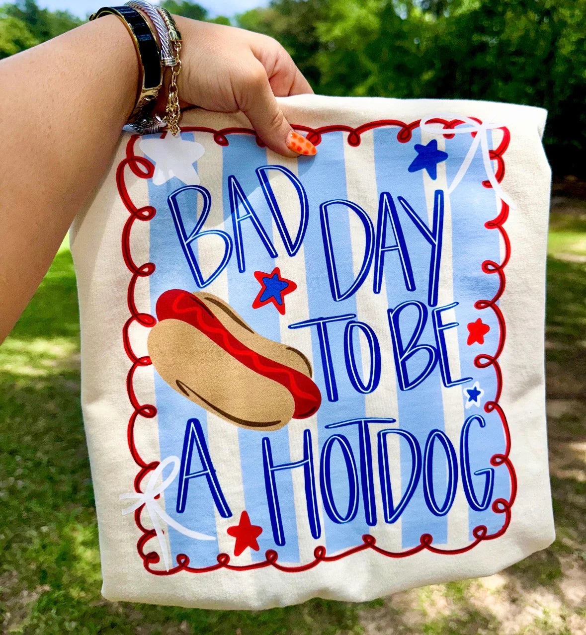 Bad Day To Be A Hotdog CC Tee