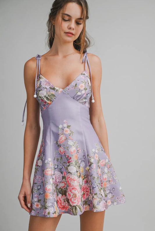 Time For Tea Floral Dress