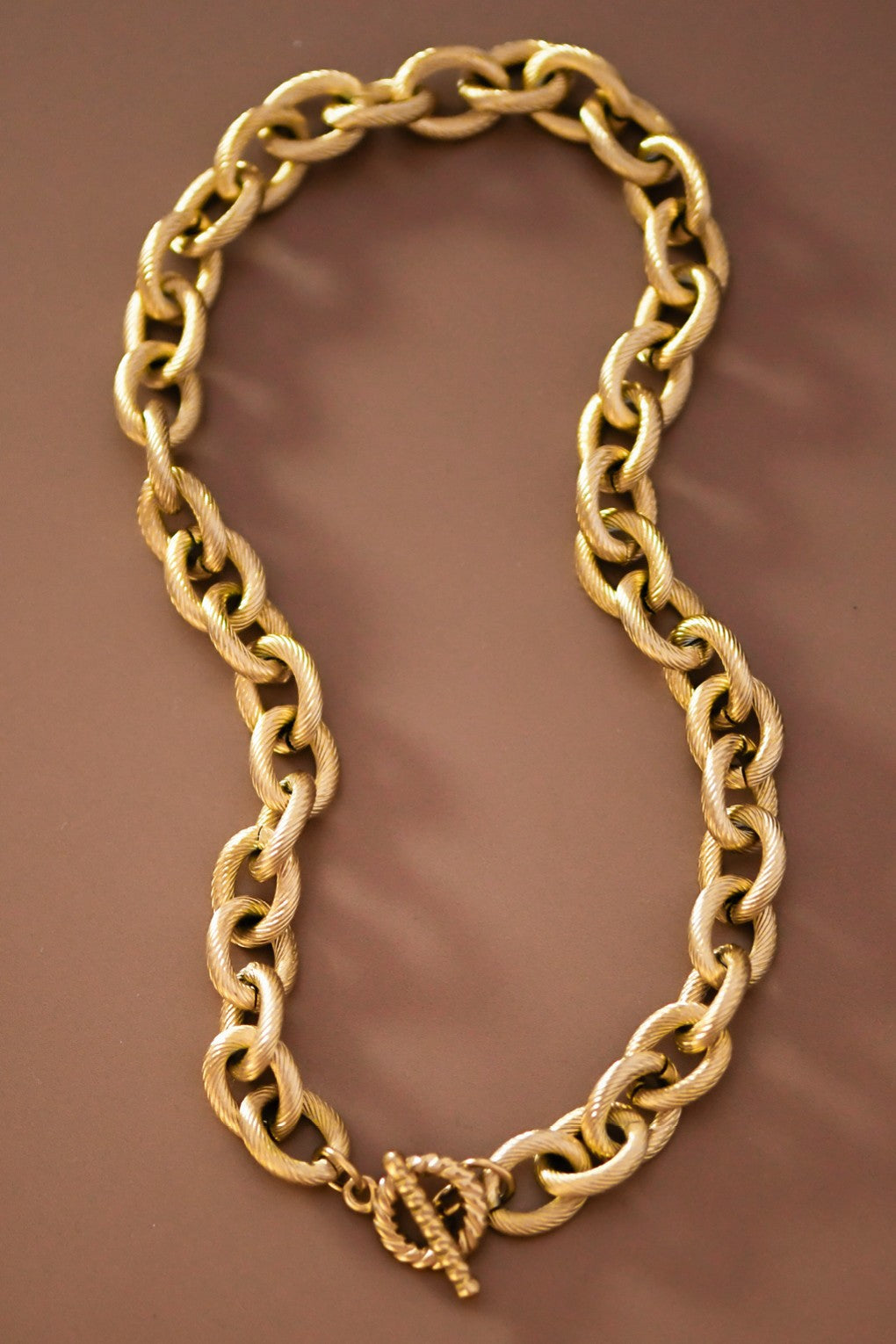 18k Gold Plated Waterproof Stainless Steel Chain Necklace