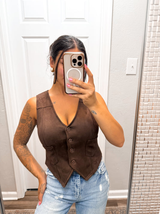 Choosin Texas Suede Vest