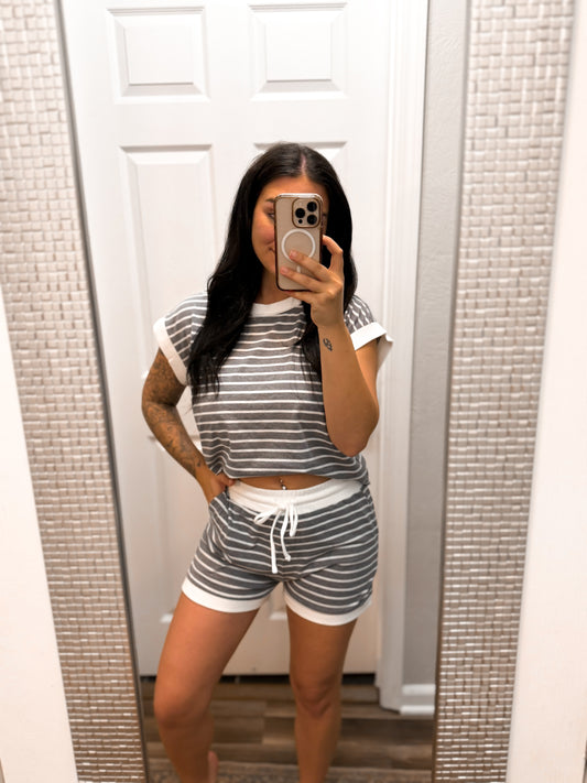 Off To Town Set - Grey