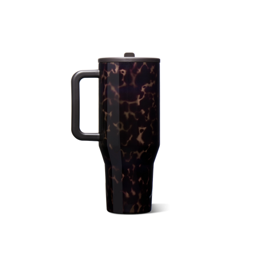 Mocha Tortoise HydroJug 32oz Traveler Tumbler