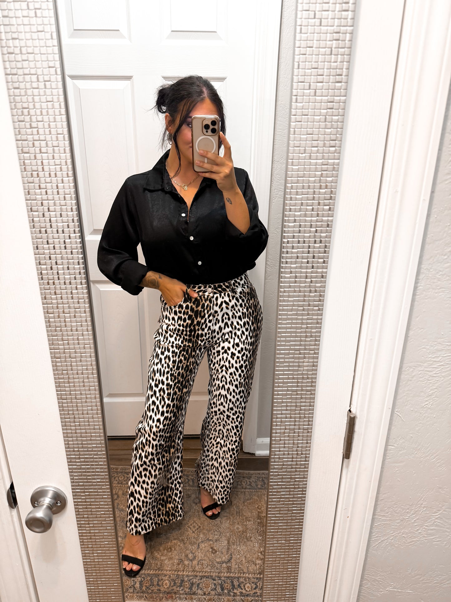 Leopard Lover Barrell Jeans