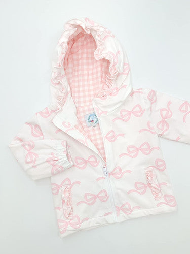 Gingham Bow Jacket-KIDS