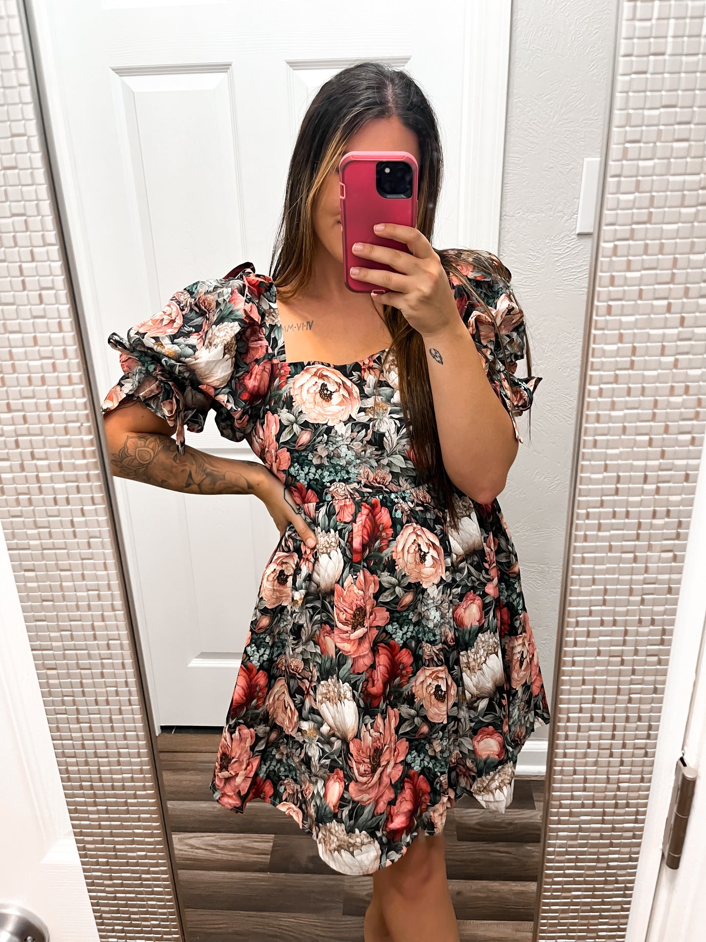 Vintage Floral Dress