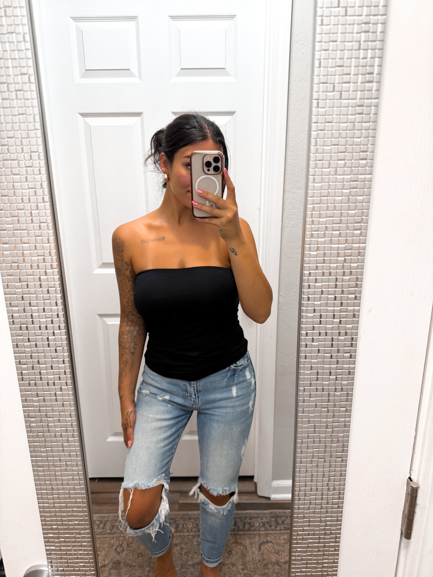 Easy Does It Strapless Top