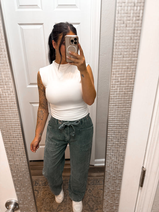 The Shelby Top- White