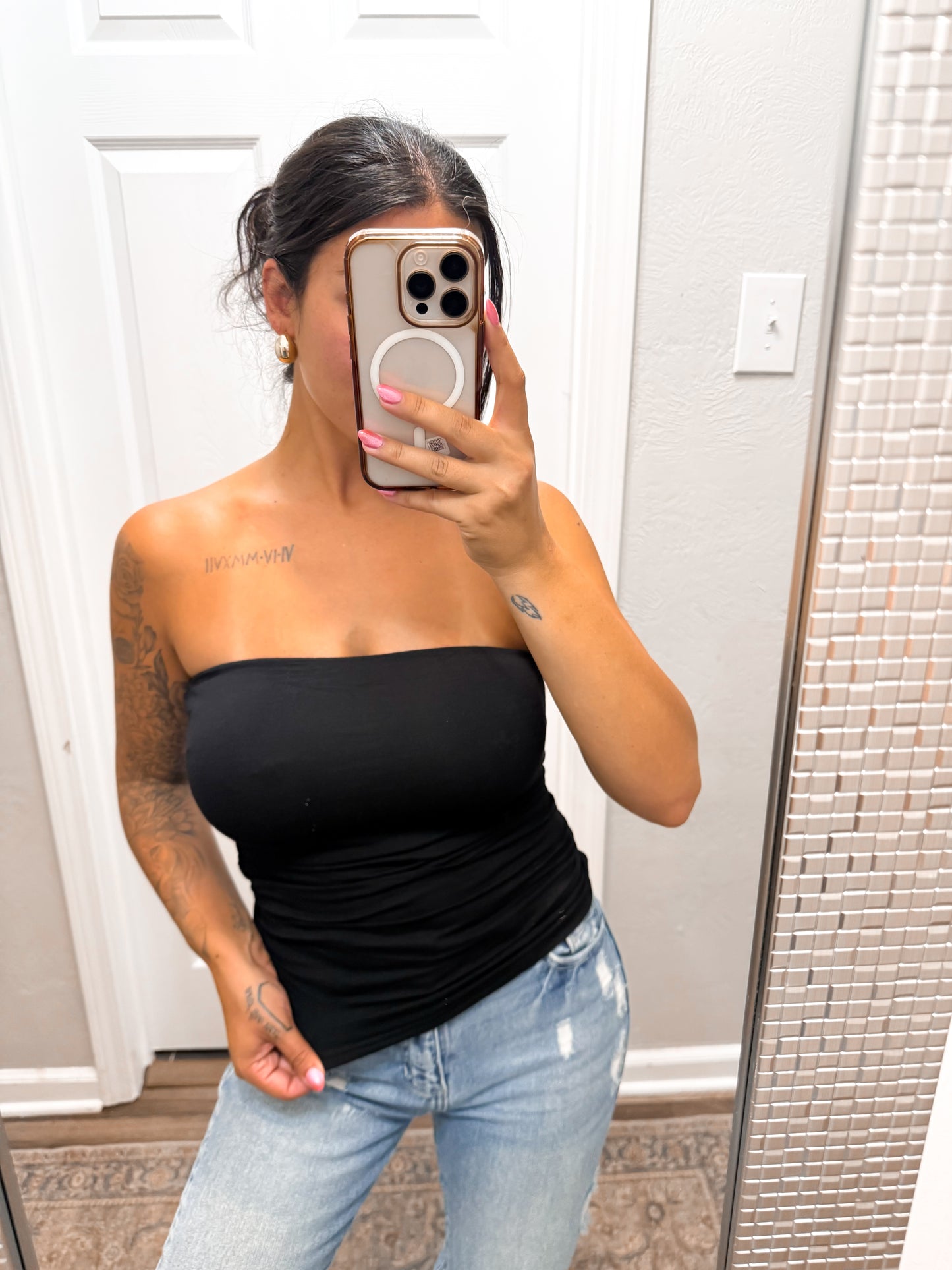 Easy Does It Strapless Top