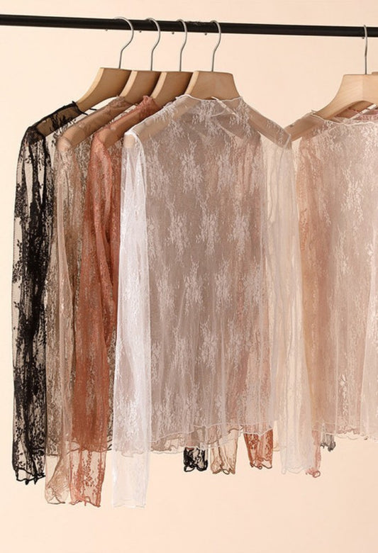 Lace Sheer Top