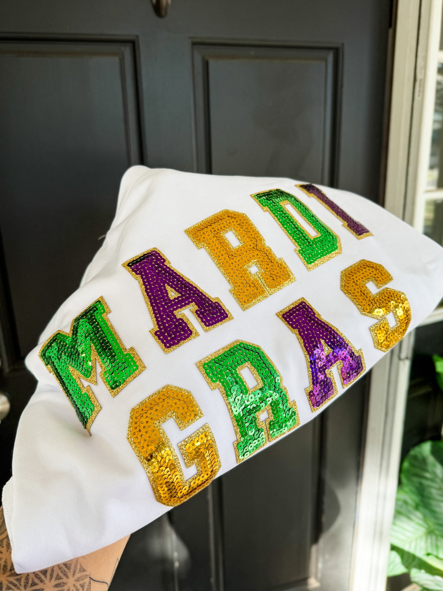 Mardi Gras Sequin Top