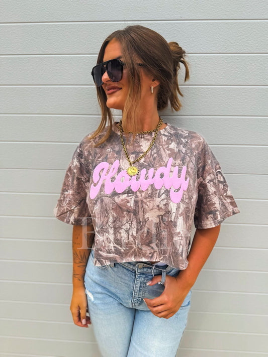 Howdy Cropped Tee