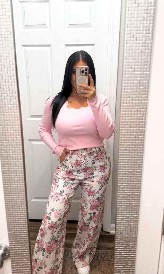 Floral Romance Pants
