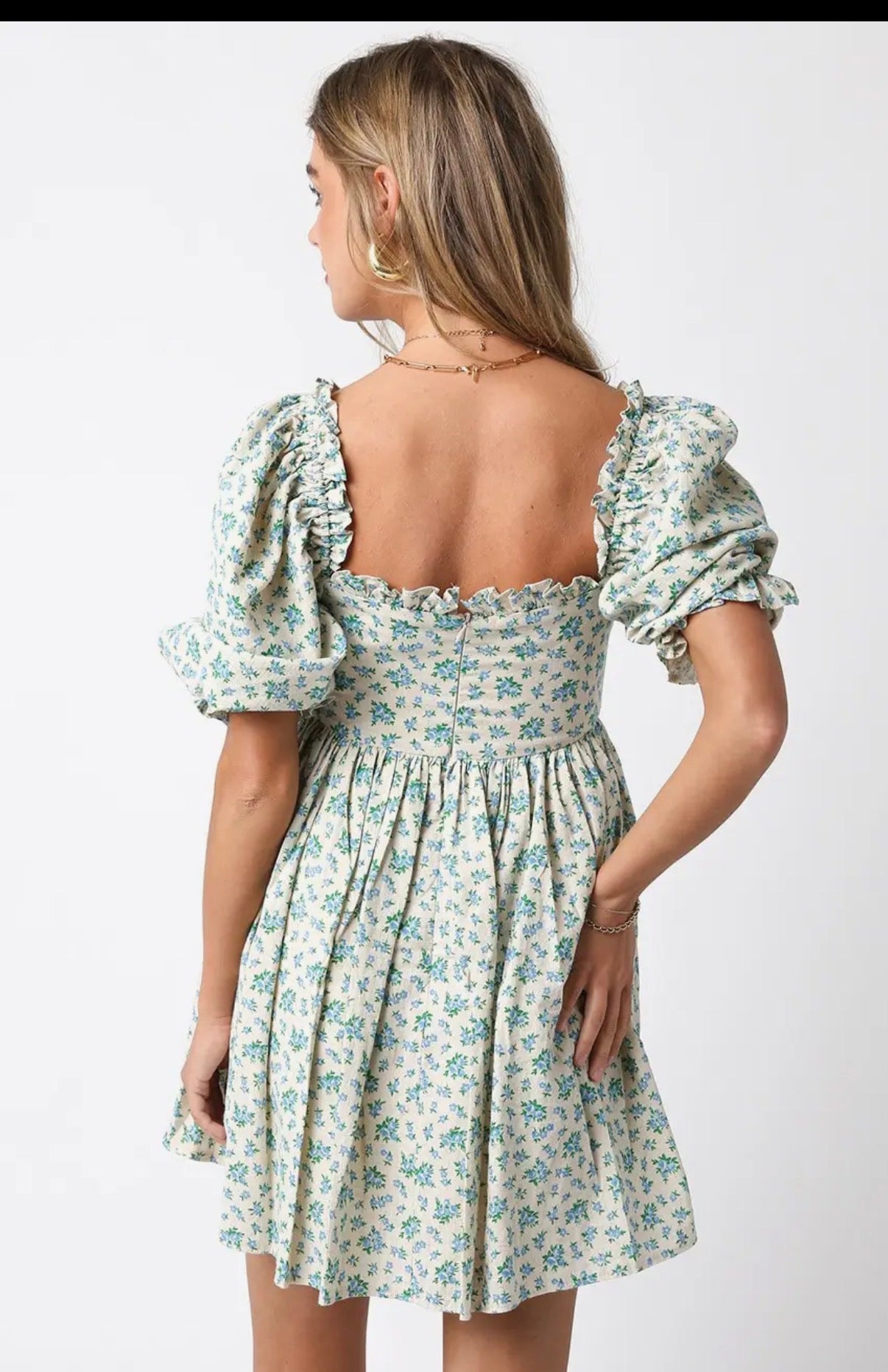 Spring Time Romance Linen Dress