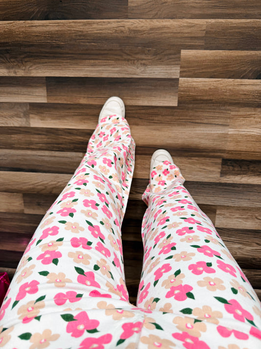 Floral Stretch Denim