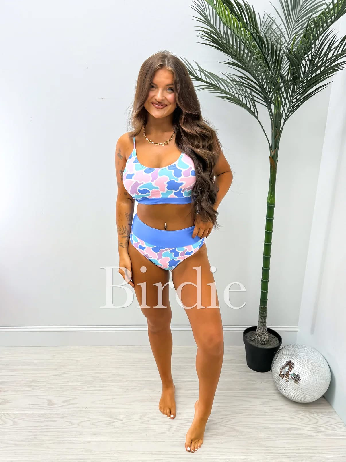 Spring Duck Camo 2pc Swimsuit