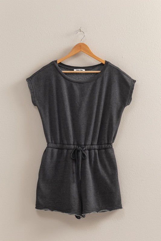 Go Getter Romper-Black